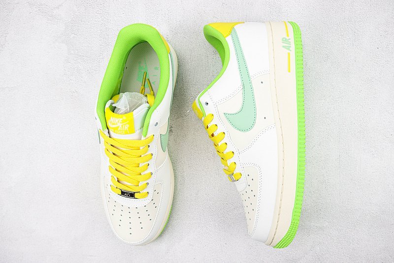 Nike Air Force 1’07 Low "Avocado Beige/Yellow Green" фото № 6