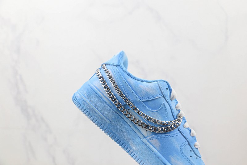 Nike Air Force 1 Low "Sky Blue/Gothic Chain" фото № 3