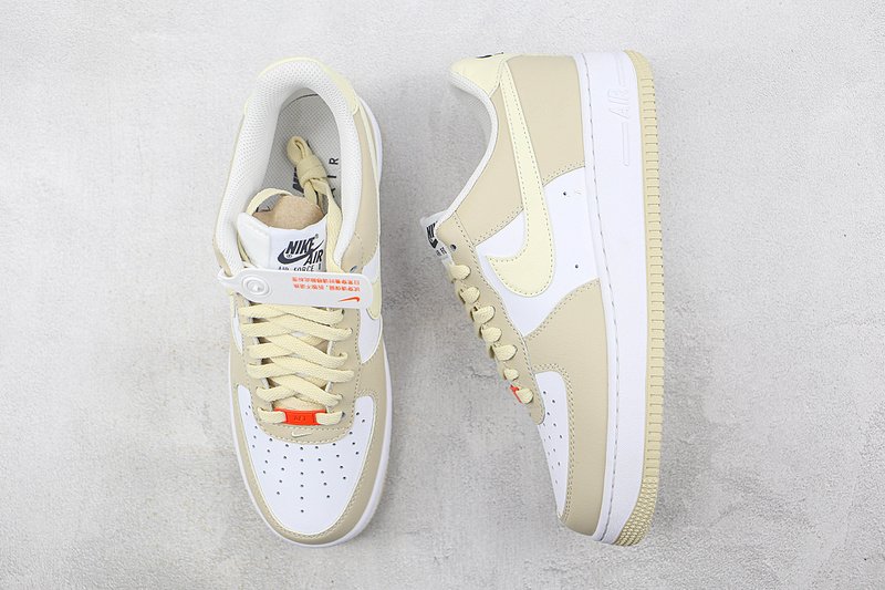 Nike Air Force 1 Low "White/Tan" фото № 7