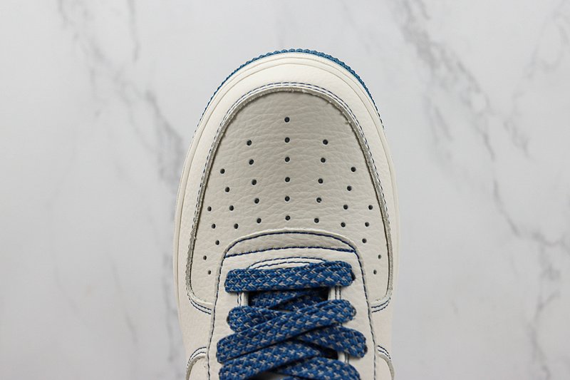 Stussy x Nike Air Force 1 Low "White and Blue" фото № 4