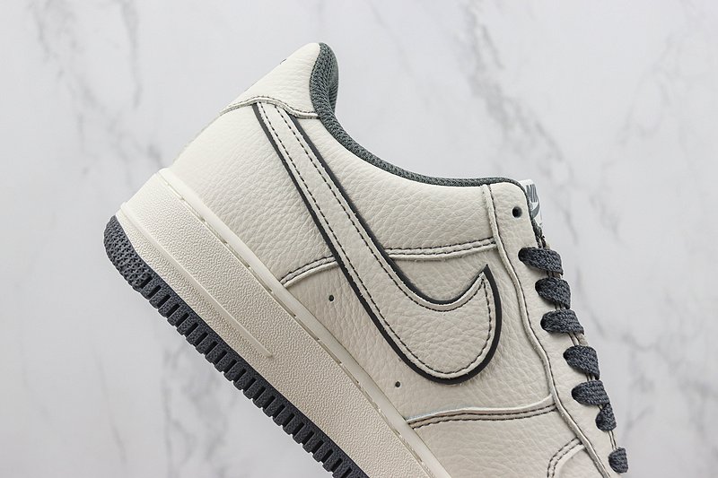 Stussy x Nike Air Force 1 Low "Dark Grey/Cream White" фото № 3