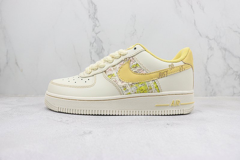 Nike Air Force 1 Low "Just Do It/Light Yellow" фото № 2