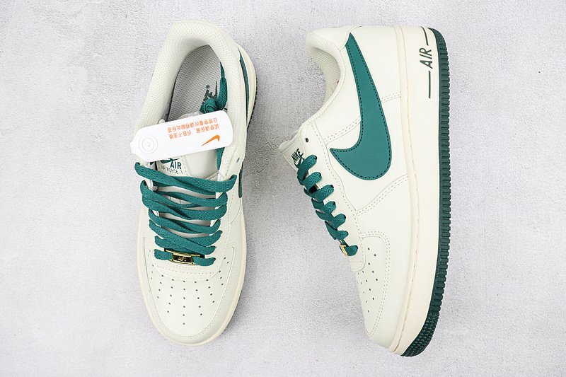 Nike Air Force 1 Low "Cream White/Dark Green" фото № 7