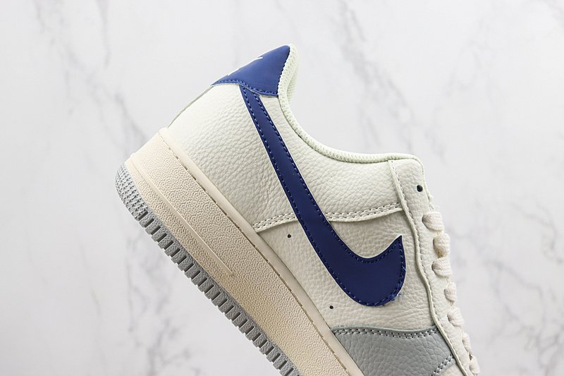 Nike Air Force 1 Low "Cream White/Wolf Gray/Navy Blue" фото № 3