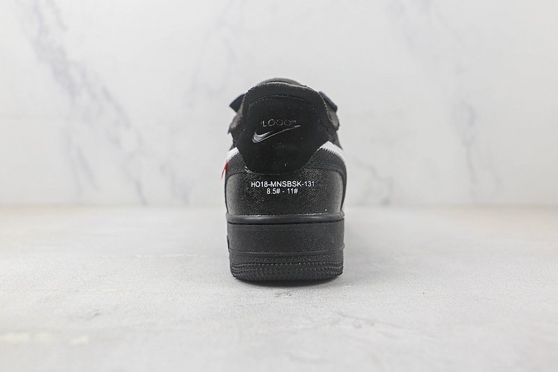 Off-White x Nike Air Force 1 Low Volt "Black" фото № 9