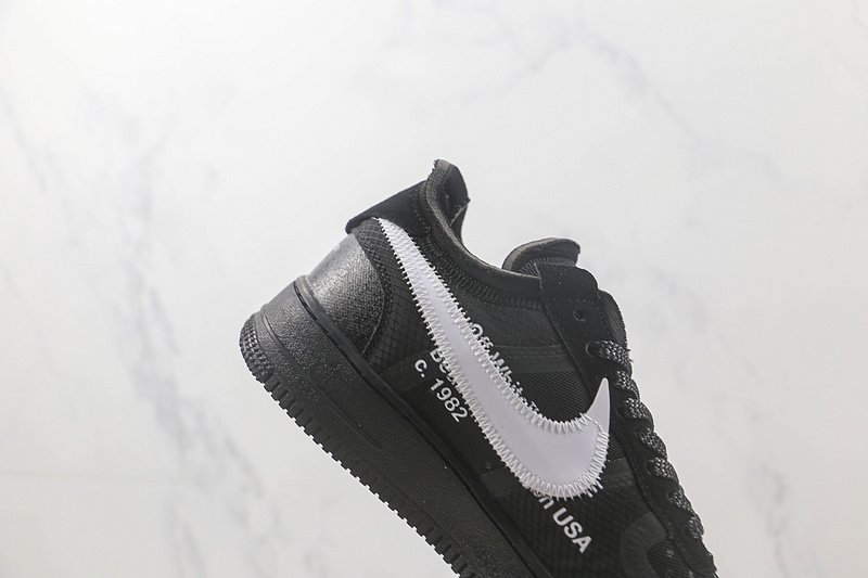 Off-White x Nike Air Force 1 Low Volt "Black" фото № 3