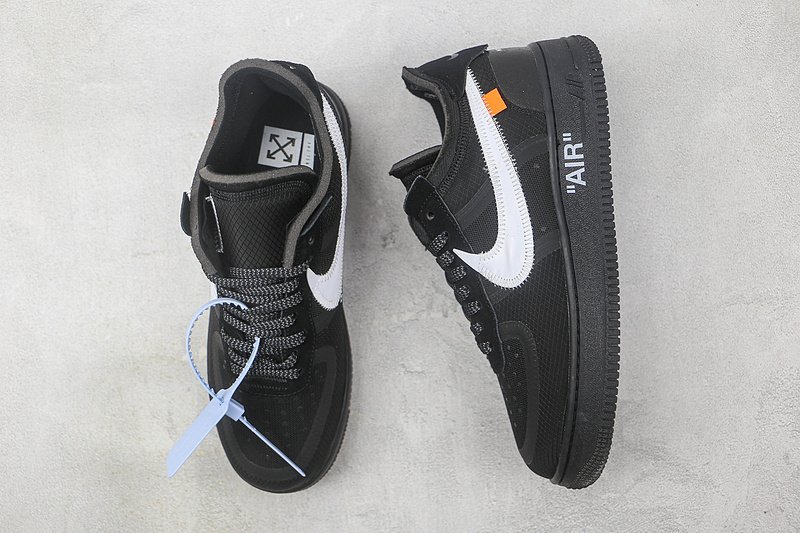 Off-White x Nike Air Force 1 Low Volt "Black" фото № 6