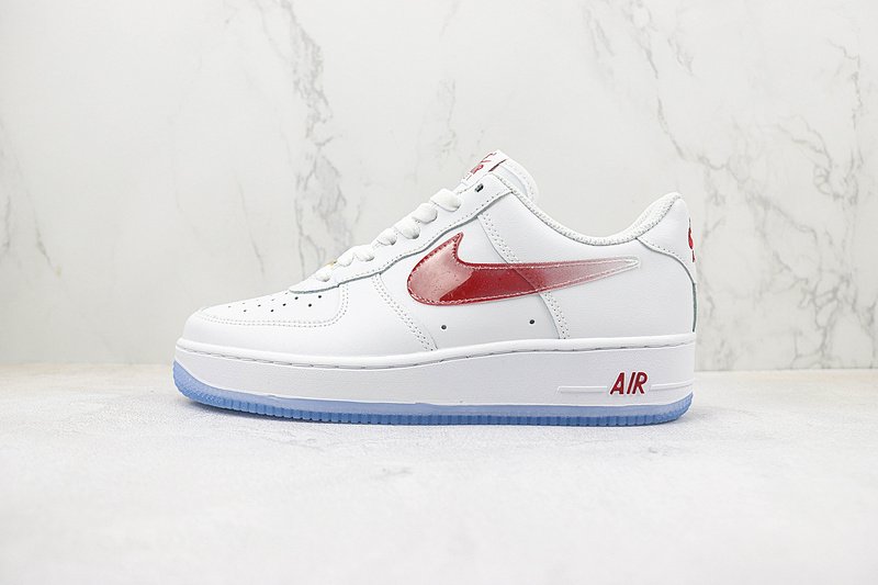 Nike Air Force 1 Low Retro "White/Gradient Burugundy" фото № 2