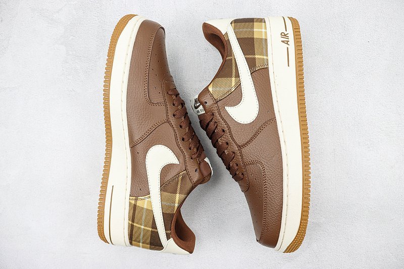 Nike Air Force 1 Low "Cacao Plaid" фото № 7