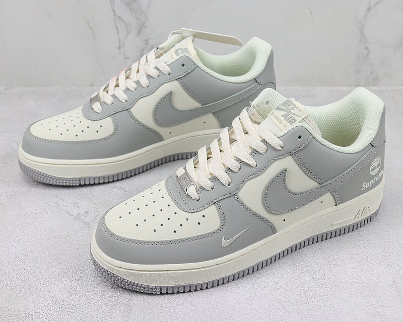 Supreme x Nike Air Force 1 Low "Cream White/Grey" фото № 5