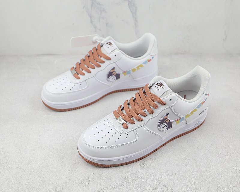 A Bathing Ape x Nike Air Force 1 Low "Beige/White" фото № 5