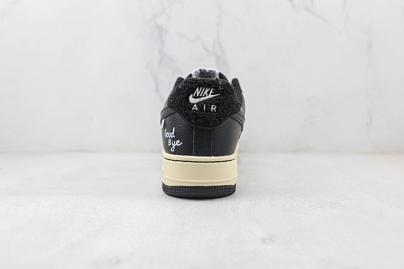 Nike Air Force 1 Low "White/Woolen Black" фото № 9