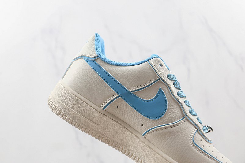 Nike Air Force 1 Low "Cream/Sea Blue" фото № 3