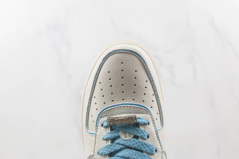 Nike Air Force 1 Low "Cream/Sea Blue" фото № 4