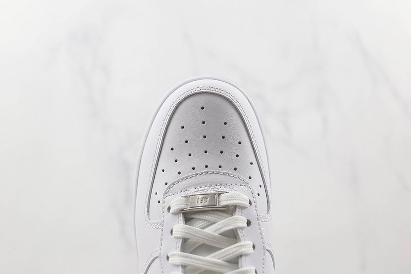 Nike Air Force 1 Low "White/Black Glitter Swoosh" фото № 4