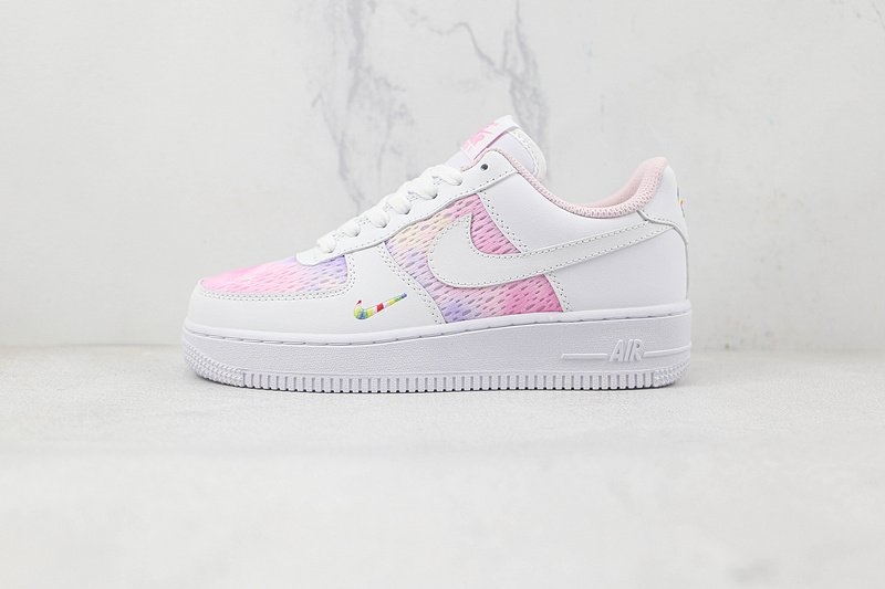 Nike Air Force 1 Low "White/Purple/Pink/Multi-Color" фото № 2
