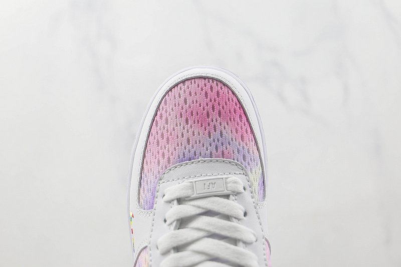 Nike Air Force 1 Low "White/Purple/Pink/Multi-Color" фото № 4