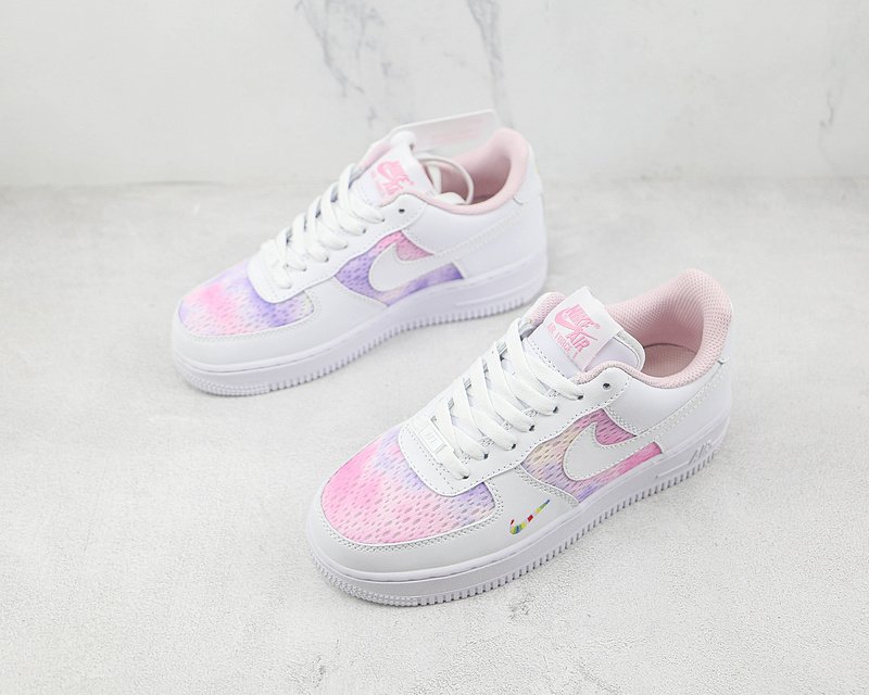 Nike Air Force 1 Low "White/Purple/Pink/Multi-Color" фото № 5