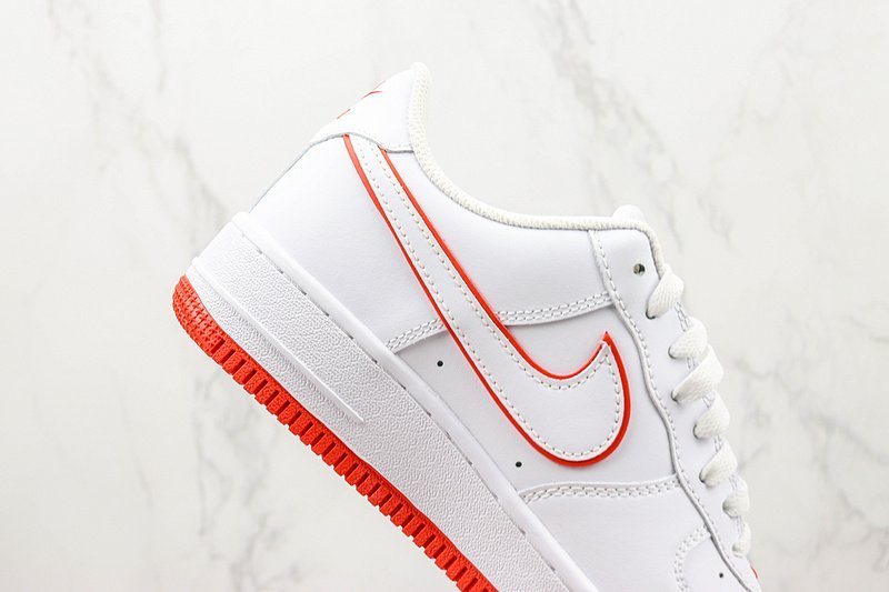 Nike Air Force 1 Low "White/Picante Red" фото № 3