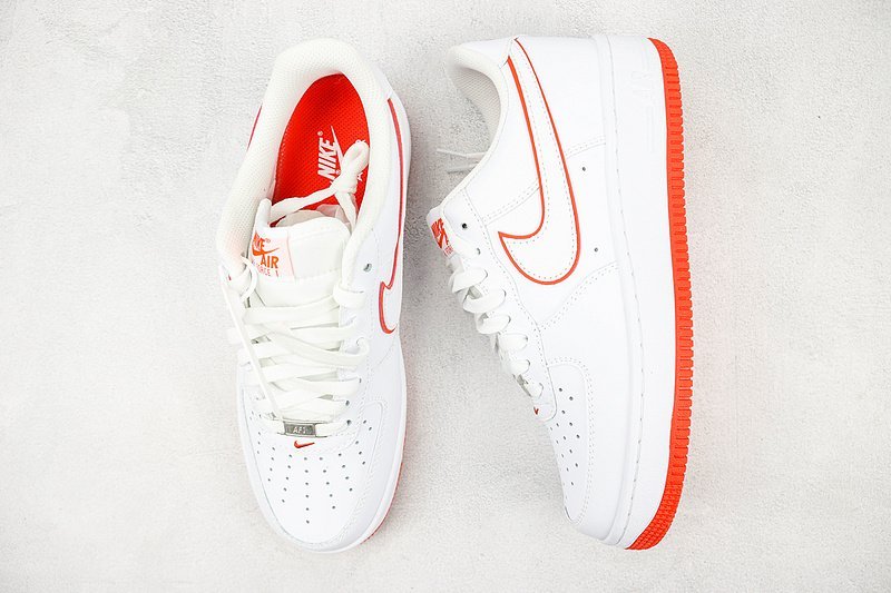 Nike Air Force 1 Low "White/Picante Red" фото № 7