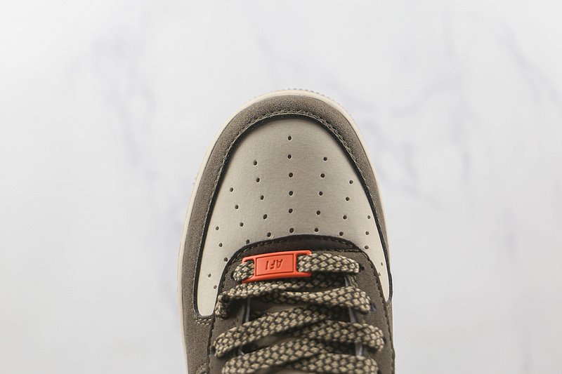 Nike Air Force 1 Low "Mocha/Cream/Blue" фото № 4