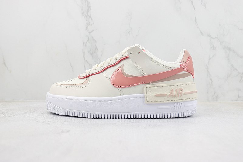 Nike Air Force 1 Shadow "White/Pink" фото № 2