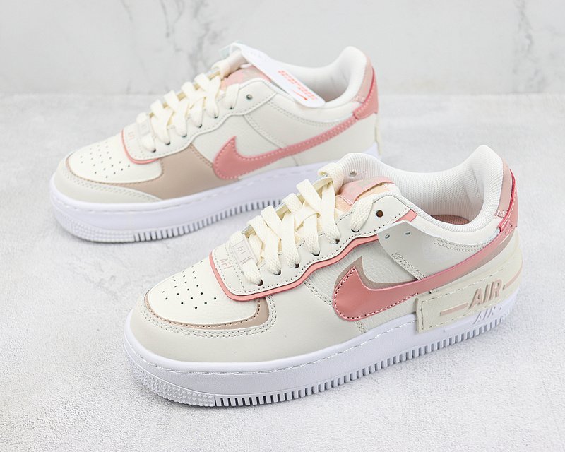 Nike Air Force 1 Shadow "White/Pink" фото № 5