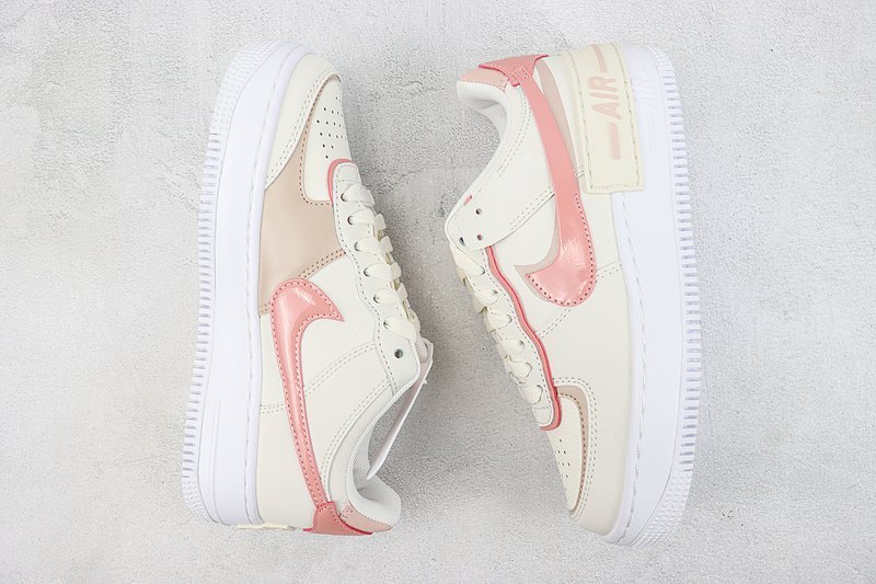 Nike Air Force 1 Shadow "White/Pink" фото № 6