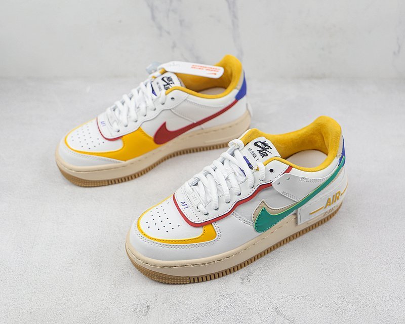 Nike Air Force 1 Low "Shadow/White/Multi" фото № 5
