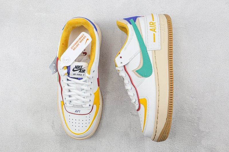Nike Air Force 1 Low "Shadow/White/Multi" фото № 6