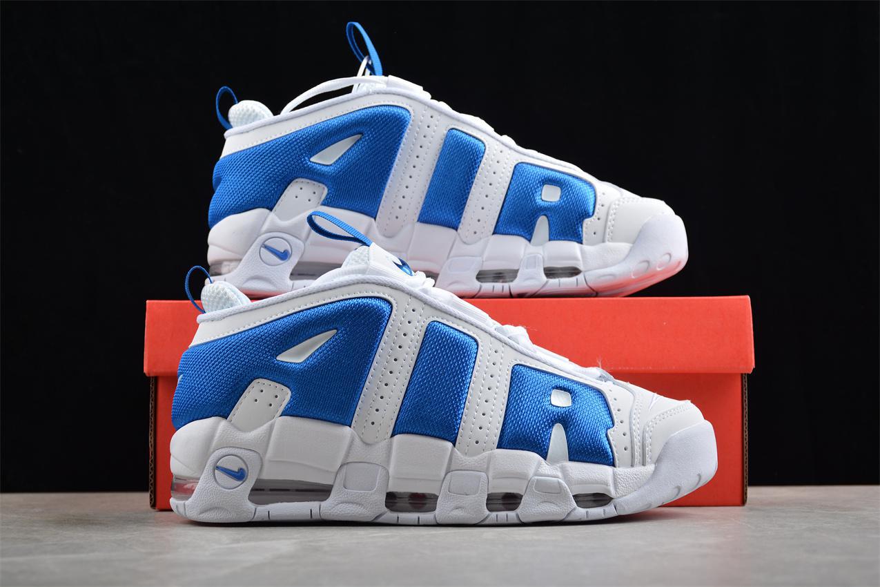 Nike Air More Uptempo "White Hyper Royal" фото № 9