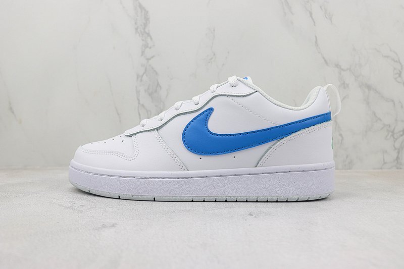 Nike Court Borough Low 2 "White/Sea Blue" фото № 2