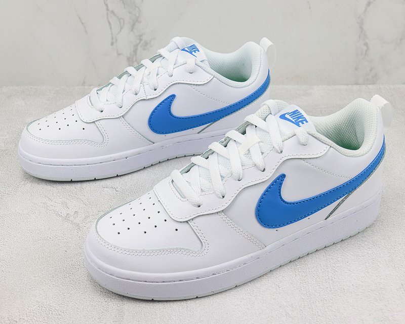 Nike Court Borough Low 2 "White/Sea Blue" фото № 5
