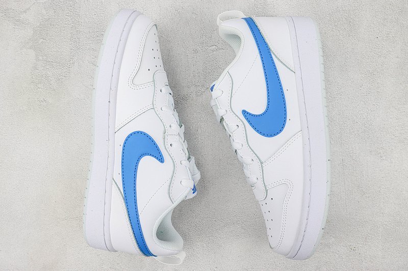Nike Court Borough Low 2 "White/Sea Blue" фото № 7