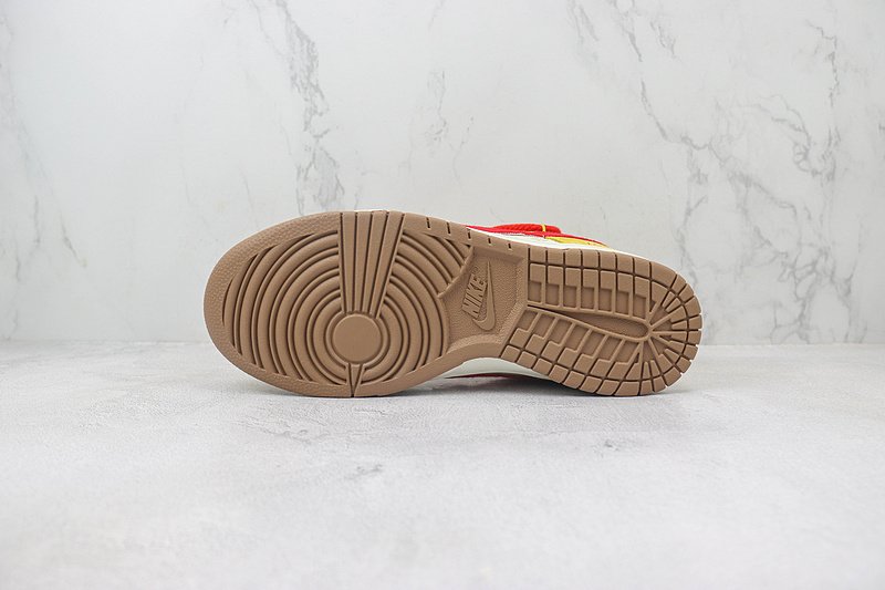 Louis Vuitton x Nike Dunk Low "Dandelion Yellow/Red/White" фото № 8