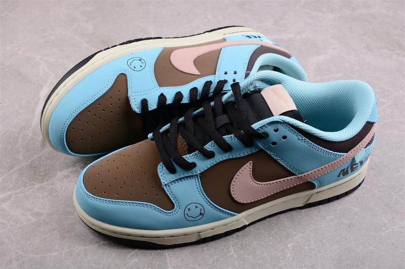 Nike Dunk Low SB "Blue/Brown/Pink" фото № 3