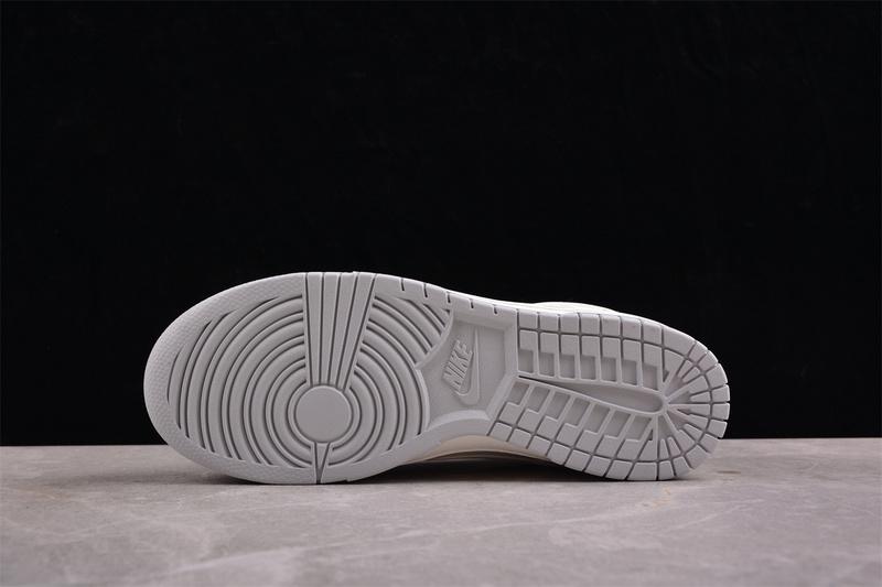 Nike Dunk Low "Triple White" фото № 6