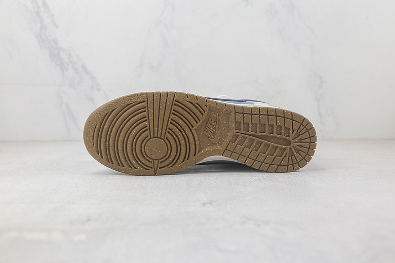 Nike Dunk Low SE 85 Double Swoosh "Grey/Dark Blue" фото № 9