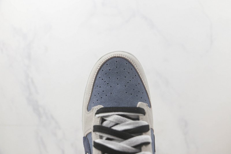 Nike Dunk Low SE 85 Double Swoosh "Grey/Dark Blue" фото № 3