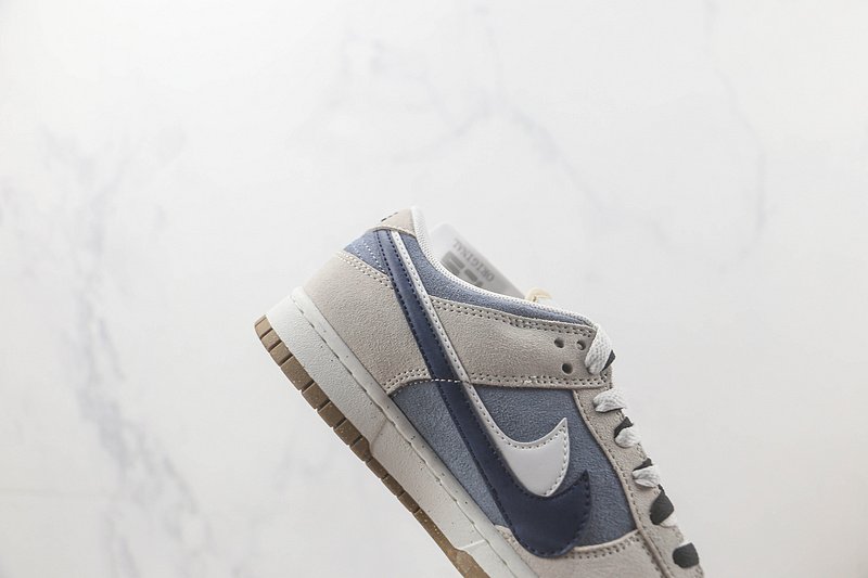 Nike Dunk Low SE 85 Double Swoosh "Grey/Dark Blue" фото № 4
