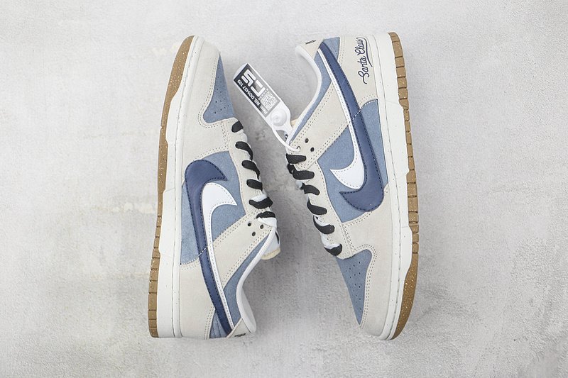 Nike Dunk Low SE 85 Double Swoosh "Grey/Dark Blue" фото № 7