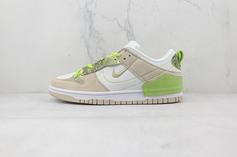 Nike Dunk Low Disrupt 2 Easter "Green Snake Phantom/Olive Aura/Vivid Green/Light Stone" фото № 2