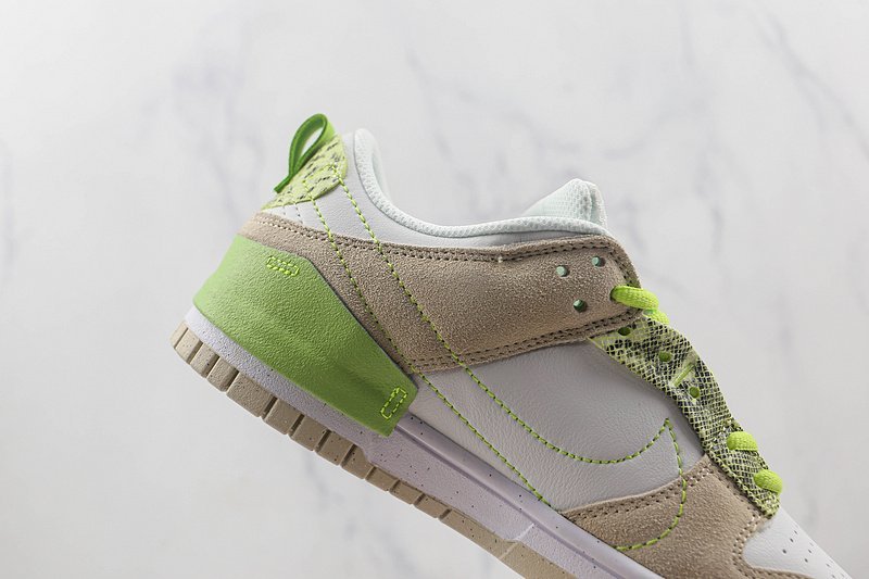 Nike Dunk Low Disrupt 2 Easter "Green Snake Phantom/Olive Aura/Vivid Green/Light Stone" фото № 4