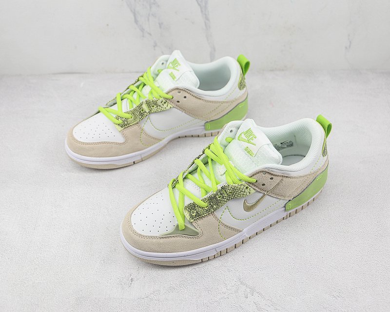 Nike Dunk Low Disrupt 2 Easter "Green Snake Phantom/Olive Aura/Vivid Green/Light Stone" фото № 5
