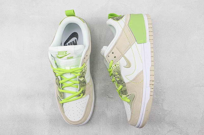 Nike Dunk Low Disrupt 2 Easter "Green Snake Phantom/Olive Aura/Vivid Green/Light Stone" фото № 6