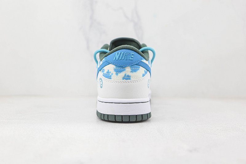 Nike Dunk Low "White/Blue/Light Blue" фото № 9