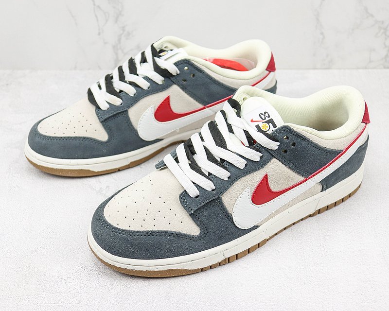 Nike Dunk Low Double Swoosh "Sail Grey" фото № 5