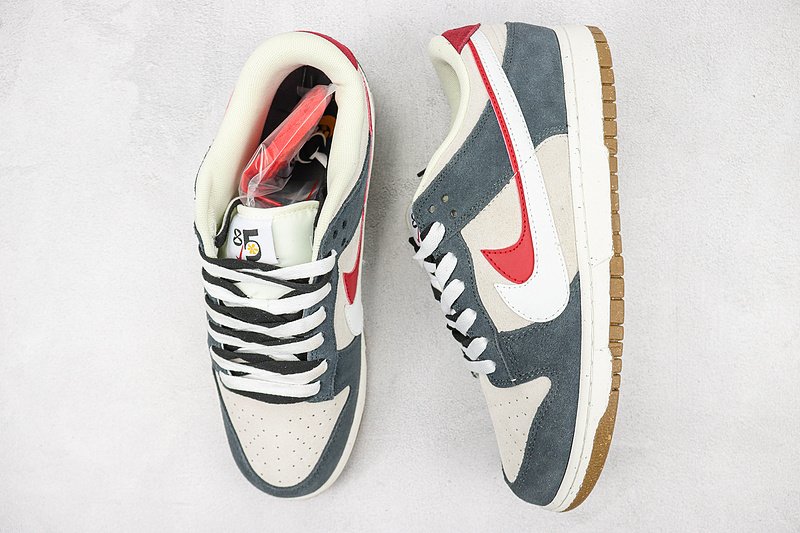 Nike Dunk Low Double Swoosh "Sail Grey" фото № 6