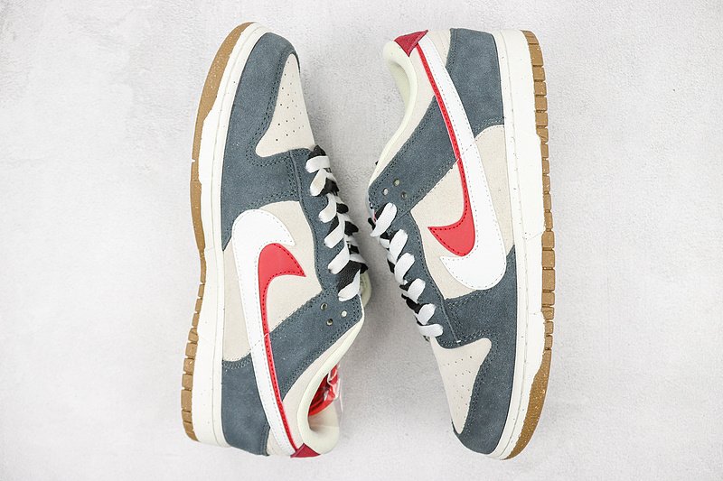 Nike Dunk Low Double Swoosh "Sail Grey" фото № 7