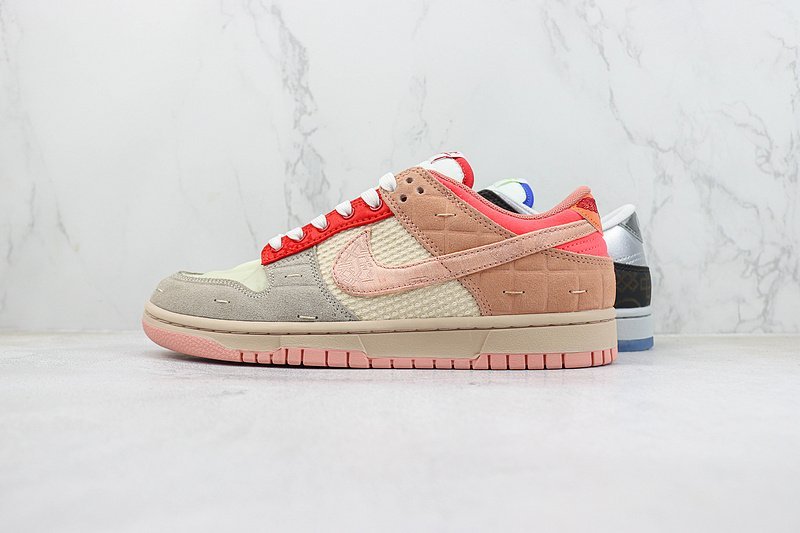 CLOT x Nike Dunk Low "What The" фото № 2